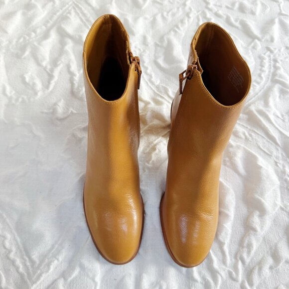 Tory Burch Brooke Stamped Heel Leather Bootie Size 9.5 New - Picture 5 of 11